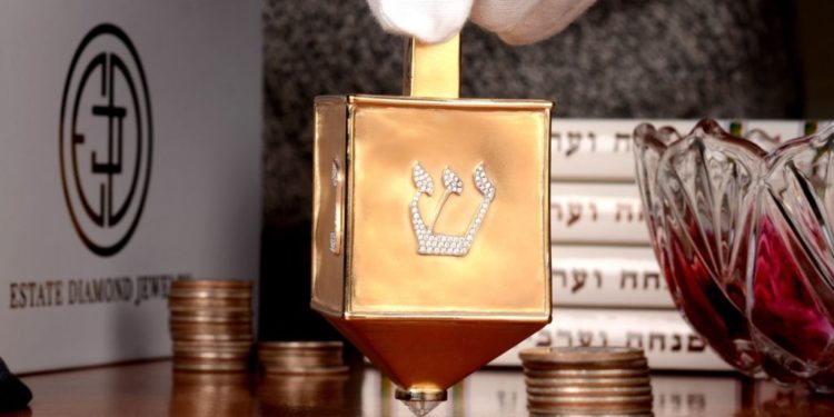 הסביבון היקר בעולם: 70 אלף דולר של זהב ויהלומים