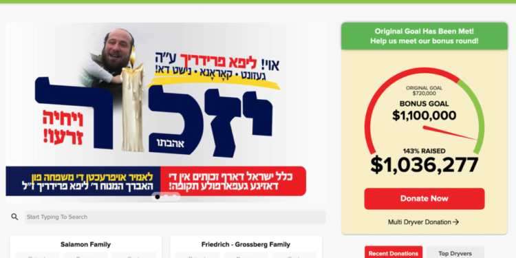 בקהילה החרדית, אתרי מימון המונים מגייסים מיליונים למשפחות קורבנות הקורונה