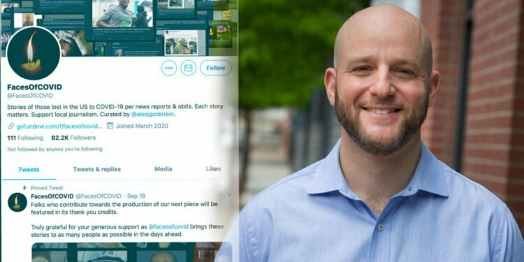 האיש מאחורי חשבון הטוויטר המתעד את קורבנות מגפת הקורונה