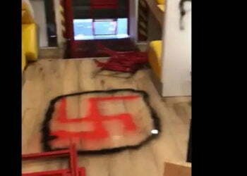 הרס, ונדליזם וצלבי קרס במסעדה כשרה בפאריס