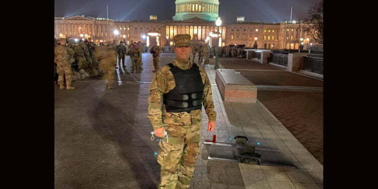 'היה משהו קדוש במרחב הזה': הרב הצבאי שמוצב בקפיטול מאז המהומות