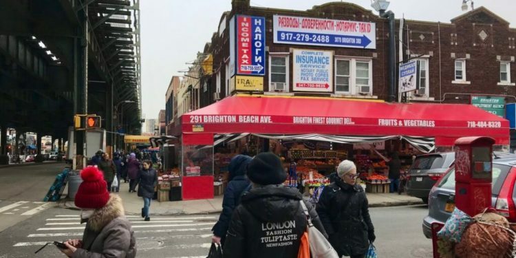 ב״אודסה הקטנה״ שבברוקלין, ניו יורק, גם היהודים ממוצא רוסי מצדדים בצד האוקראיני